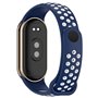 Correia COOL para Xiaomi Smart Band Band 8 / 9 / 10 Sport Marinho-Branco