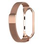 Correia legal para Xiaomi Mi Band 5 / Mi Band 6 / Amazfit Band 5 Metal Rose Gold