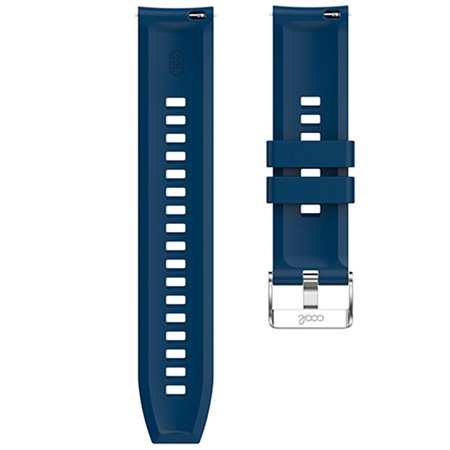 Correia Universal 20mm Amazfit Bip / GTS / Bip Lite / Huawei / Samsung / COOL Borracha Marinho