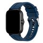Correia Universal 20mm Amazfit Bip / GTS / Bip Lite / Huawei / Samsung / COOL Borracha Marinho