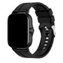 Correia Universal 20mm Amazfit Bip / GTS / Bip Lite / Huawei / Samsung / COOL Borracha Preto