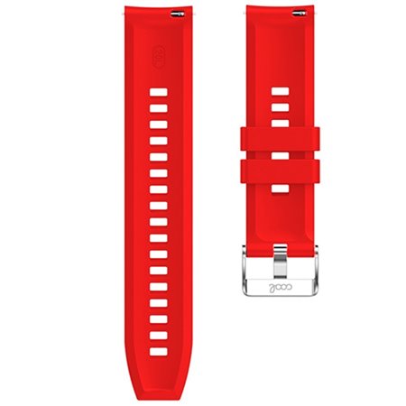 Correia Universal 20mm Amazfit Bip / GTS / Bip Lite / Huawei / Samsung / COOL Borracha Vermelho