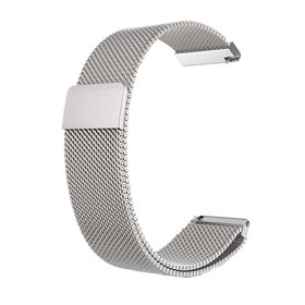 Correia Universal 20mm Amazfit Bip / GTS / Bip Lite / Huawei / Samsung / COOL Metal Prata