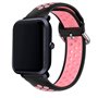 Correia Universal 20mm Amazfit Bip / GTS / Bip Lite / Huawei / Samsung / COOL Rubber Preto-Rosa