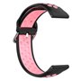 Correia Universal 20mm Amazfit Bip / GTS / Bip Lite / Huawei / Samsung / COOL Rubber Preto-Rosa