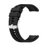 Correia Universal 22mm Amazfit GTR / Stratos / Huawei / Samsung / COOL Borracha Preto