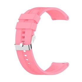 Correia Universal 22mm Amazfit GTR / Stratos / Huawei / Samsung / COOL Borracha Rosa