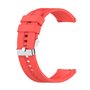 Correia Universal 22mm Amazfit GTR / Stratos / Huawei / Samsung / COOL Borracha Vermelho