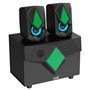 Equipamento de áudio para PC COOL LED USB 15W gaming