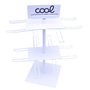 Expositor de Mesa COOL Metal Giratório para Acessórios (Branco)
