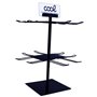 Expositor de Mesa COOL Metal Giratório para Acessórios (Preto)