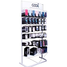 Expositor Grande de Metal COOL para Acessórios (Branco)