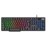 Kit de teclado para jogos USB espanhol + Auscultadores + Rato + Tapete de Rato COOL Town