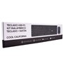 Kit sem fio USB com teclado espanhol para PC + rato COOL Califórnia