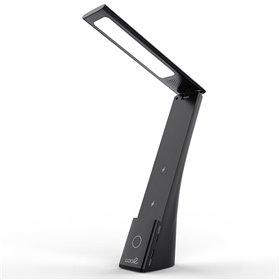 Lâmpada LED + Base de carregamento sem fio Qi COOL Compact Preto