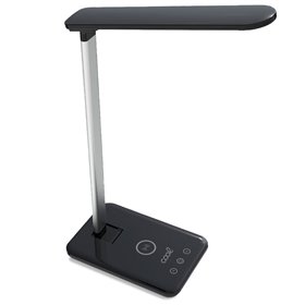 Lâmpada LED + Base de carregamento sem fio Qi COOL Fold preta