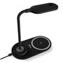Lâmpada LED + Qi COOL Base de carregamento sem fio preto