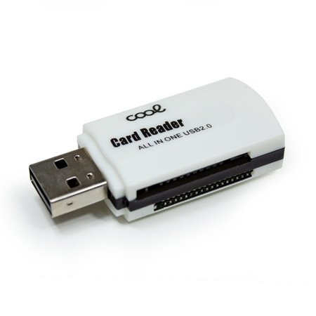 Leitor USB de cartão de memória universal COOL (tudo em um) Branco