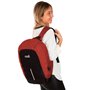 Mochila para laptop 15-16" COOL Memphis Preto-Vermelho"