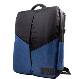 Mochila para laptop 15-16" COOL Portland Preto-Azul"