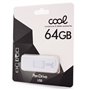 Pen Drive USB x64 GB 2.0 COOL Branco Básico
