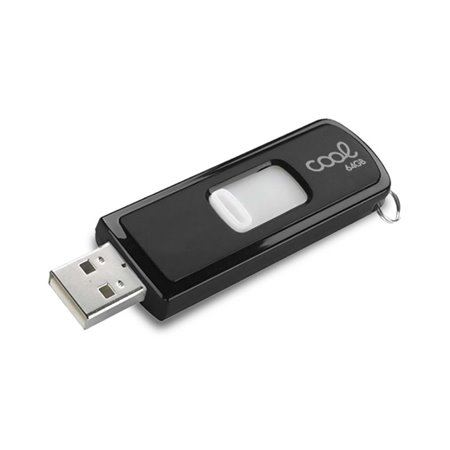 Pen Drive USB x64 GB 2.0 COOL Preto Básico