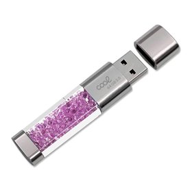 Pen Drive USB x64 GB 3.0 COOL Crystal Rosa