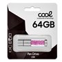 Pen Drive USB x64 GB 3.0 COOL Crystal Rosa