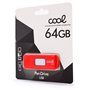 Pen Drive USB x64GB 2.0 COOL Vermelho Básico