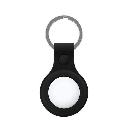 Porta-chaves de proteção COOL compatível com AirTag Silicone Preto