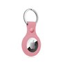 Porta-chaves de proteção COOL compatível com AirTag Silicone Rosa