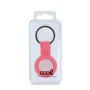 Porta-chaves de proteção COOL compatível com AirTag Silicone Rosa