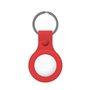 Porta-chaves de proteção COOL compatível com AirTag Silicone Vermelho