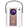 Projetor compacto COOL Rainbow 3000 lúmens alto-falante integrado + HDMI/SD/USB + espelho Wifi (branco)