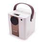 Projetor compacto COOL Rainbow 3000 lúmens alto-falante integrado + HDMI/SD/USB + espelho Wifi (branco)