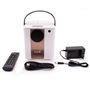 Projetor compacto COOL Rainbow 3000 lúmens alto-falante integrado + HDMI/SD/USB + espelho Wifi (branco)