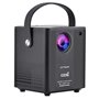 Projetor compacto COOL Rainbow 3000 lúmens alto-falante integrado + HDMI/SD/USB + espelho Wifi (preto)