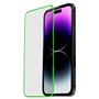 Protetor de ecrã de vidro temperado COOL para iPhone 15 Plus / 16 Plus / 14 Pro Max (Néon)
