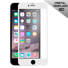 Protetor de ecrã de vidro temperado COOL para iPhone 6 Plus / 6s Plus (FULL 3D Branco)