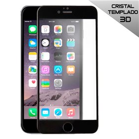 Protetor de ecrã de vidro temperado COOL para iPhone 6 Plus / 6s Plus (FULL 3D Preto)