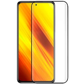 Protetor de ecrã de vidro temperado COOL para Xiaomi Pocophone X3 / X3 Pro / 11T / 11T Pro (FULL 3D Preto)