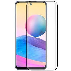 Protetor de ecrã de vidro temperado COOL para Xiaomi Redmi Note 10 5G / Redmi 10 / Pocophone M3 Pro 5G (FULL 3D Preto)