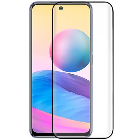 Protetor de ecrã de vidro temperado COOL para Xiaomi Redmi Note 10 5G / Redmi 10 / Pocophone M3 Pro 5G (FULL 3D Preto)