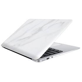 Protetor de vinil traseiro colorido para laptop Devia 15 &39&39" mármore branco"