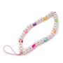 Pulseira universal para smartphone COOL com pingente de pérolas corações
