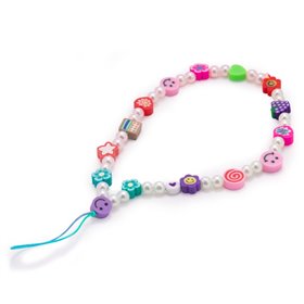 Pulseira universal para smartphone COOL com pingente de pérolas mix