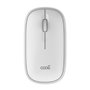 Rato Silencioso Sem Fios 2 em 1 (Bluetooth + Adaptação USB) COOL Slim Branco