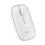 Rato Silencioso Sem Fios 2 em 1 (Bluetooth + Adaptação USB) COOL Slim Branco