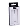 Rato Silencioso Sem Fios 2 em 1 (Bluetooth + Adaptação USB) COOL Slim Branco