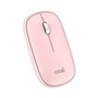 Rato Silencioso Sem Fios 2 em 1 (Bluetooth + Adaptação USB) COOL Slim Rosa